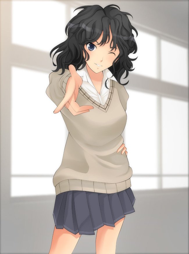 Tanamachi Kaoru - Tanamachi Kaoru, Amagami, Anime Art, Длиннопост