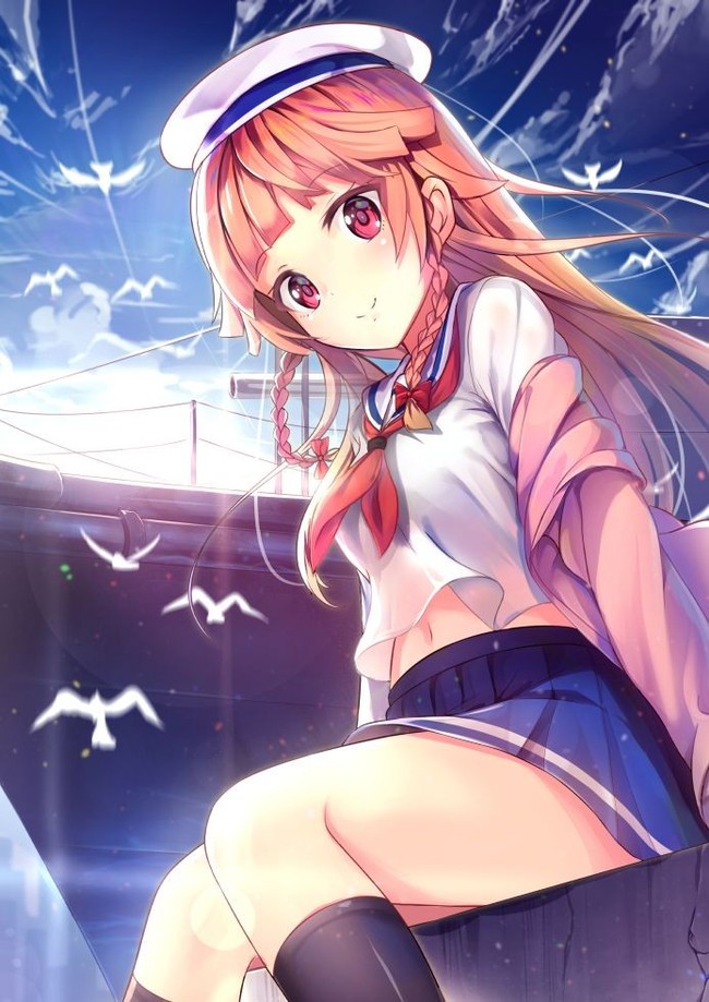 Anime Art - Anime art, Anime, Nyasha, Kouko Nosa, High School Fleet