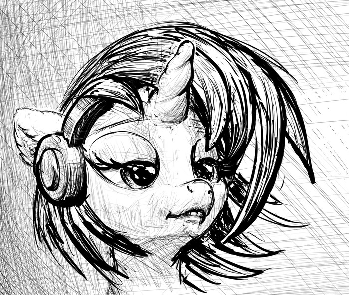 Vinyl Scratch - My Little Pony, PonyArt, Vinyl Scratch, Xbi