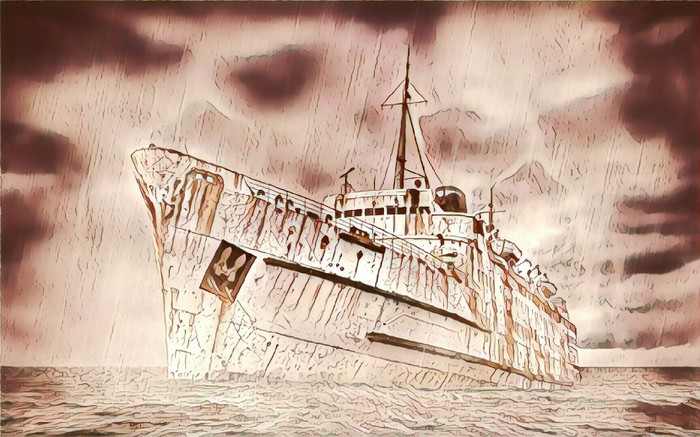 A frightening encounter with a ghost ship - Ghost ship, Doctor octopus, Страшные истории, Marine stories, Longpost