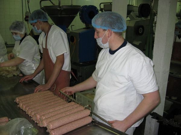 How is sausage made? - My, Meat processing plant, Sausage, , Longpost