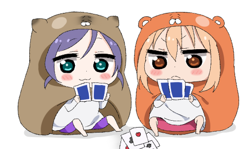 Himouto! Umaru-chan x Love Live! - Аниме, Anime Art, Himouto! Umaru-chan, Love live! School Idol Project, Кроссовер, Длиннопост