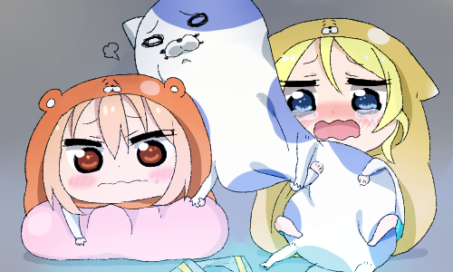 Himouto! Umaru-chan x Love Live! - Аниме, Anime Art, Himouto! Umaru-chan, Love live! School Idol Project, Кроссовер, Длиннопост