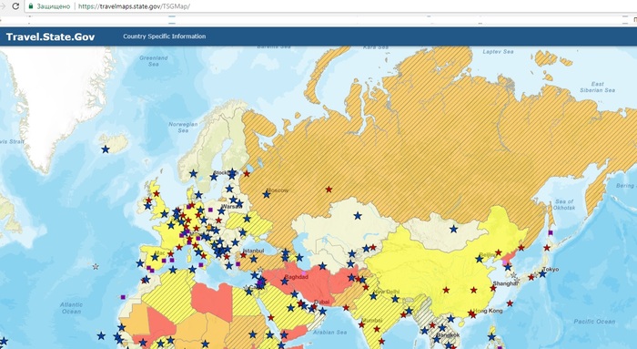 Государственный департамент США включил Казахстан в список самых безопасных стран для путешествий.