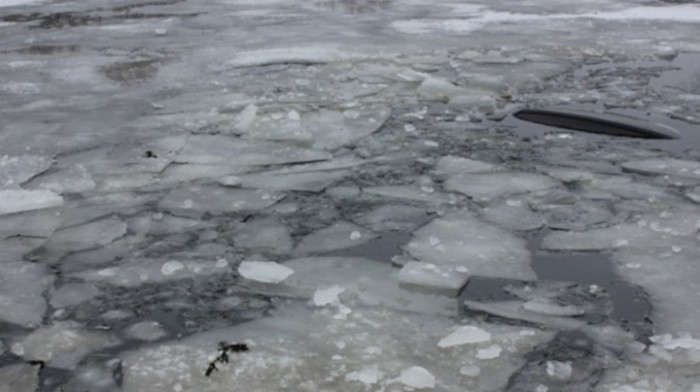 The girl fell through the ice while taking a selfie - Ice, Selfie, Children, River, Telephone, Incident, Safety