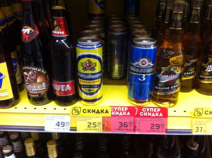 Omsk. As long as beer costs less than juice, we won't succeed! - Omsk, Beer, Feces, Russia, , welcome