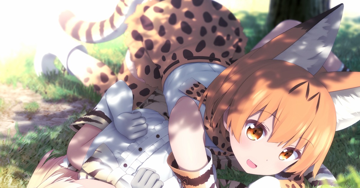 Kemono pixiv. Kemono friends сервал. Ушастые друзья Kemono friends.