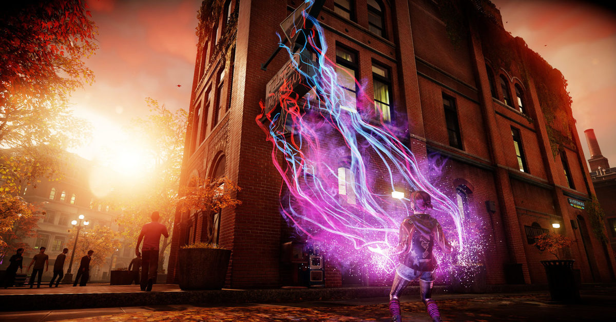 Яркие играть. Infamous 1. Infamous: second son. Игра infamous first Light. Инфеймос в 2021 Ферст Лайт.