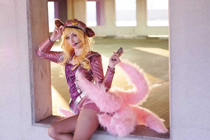 Popstar Ahri! - Ahri, League of legends, Pop Star, Cosplay, Megancoffey, Beautiful girl, Longpost