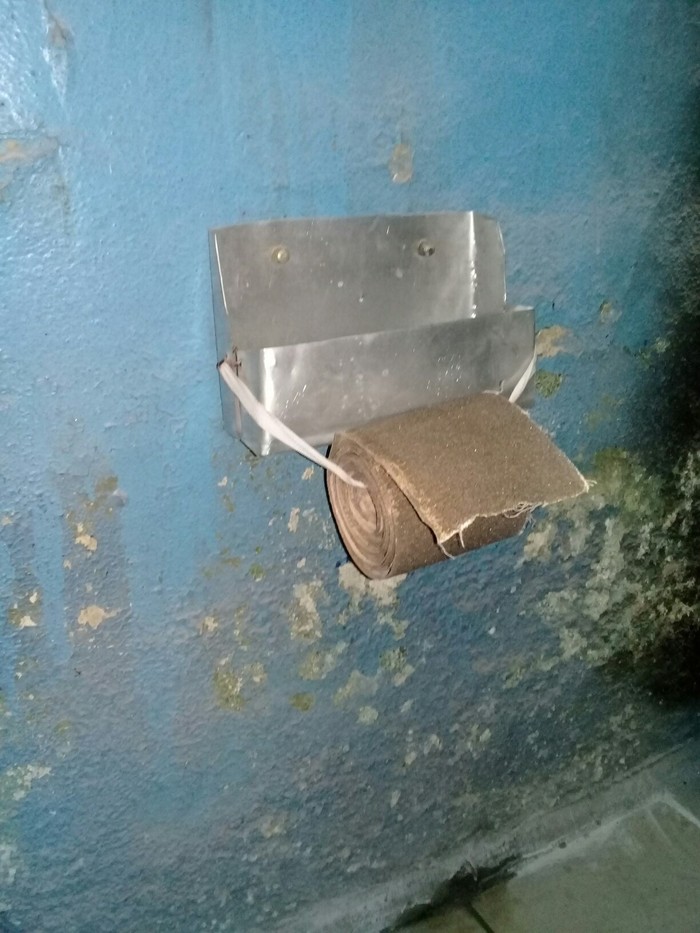 Harsh toilet paper, for harsh Ural men. - , Chelyabinsk, Toilet