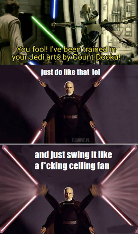 well trained - Jedi, Workout, Count Dooku, 9GAG