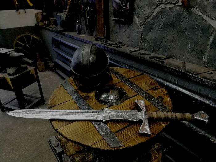 Once upon a time there was an ironworker ... - Sword, Forging, My, Longpost, Creation