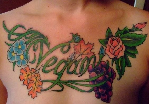 When words are not enough - Tattoo, Vegan, 