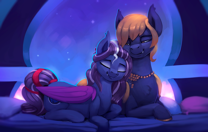 Rege and Indigo by Rodrigues404 My Little Pony, Original Character, Rodrigues404