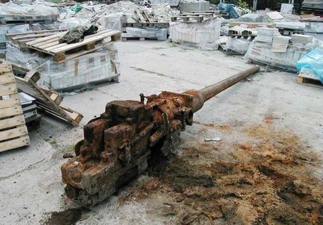 Found gun from the Soviet tank T-34/85 - A gun, Tanks, The Second World War, Longpost