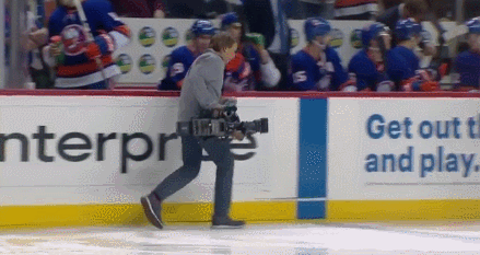 The subtleties of the work of the videographer - GIF, Hockey, videographer