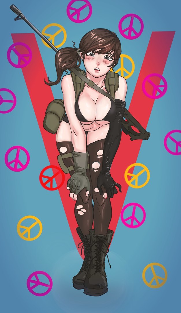 Silence - NSFW, , Metal gear solid 5, Quiet, Art