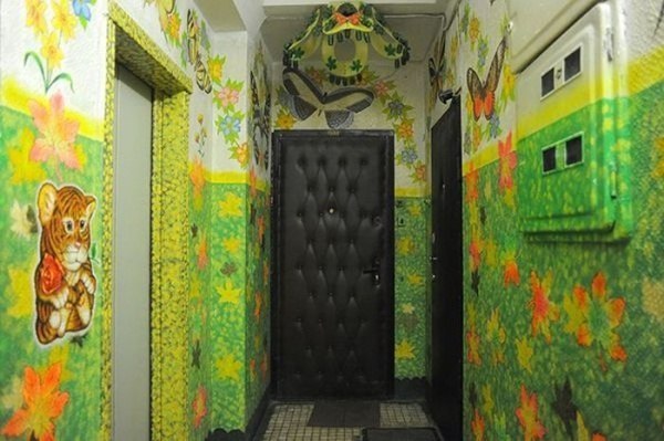 An amazing entrance is located in the Biryulyovo West area - Moscow, The photo, My house, Longpost