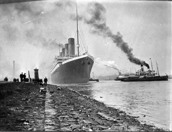 Gorgeous photo of the Titanic before sea trials - Titanic, Ship, Trial, The photo, Story