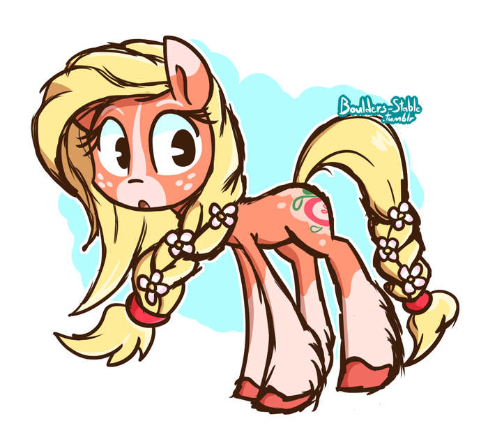 Что-то увидевшая ЭпплДжек by boulders