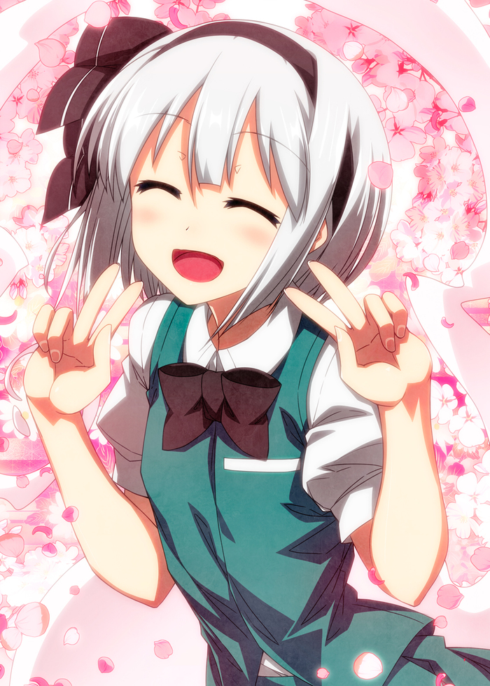 Konpaku Youmu Touhou, , Anime Art, , Konpaku Youmu, Sazanami mio