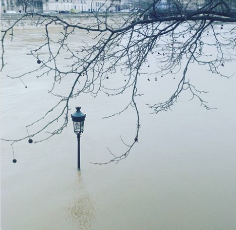 Flood in Paris: embankments and a major metro line are blocked - Flood, Paris, Seine, Потоп, Longpost