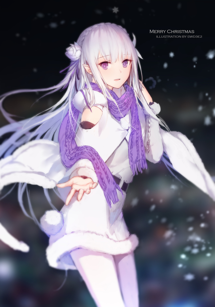    - Emilia, Re:Zero Kara, Anime Art, , 