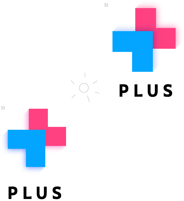 The process of creating the Plus logo by Art. Lebedev Studio - Lebedev Studio, Logo, Artemy Lebedev, , Longpost, Tag