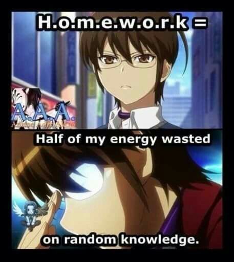 Homework - Homework, Web comic, Anime