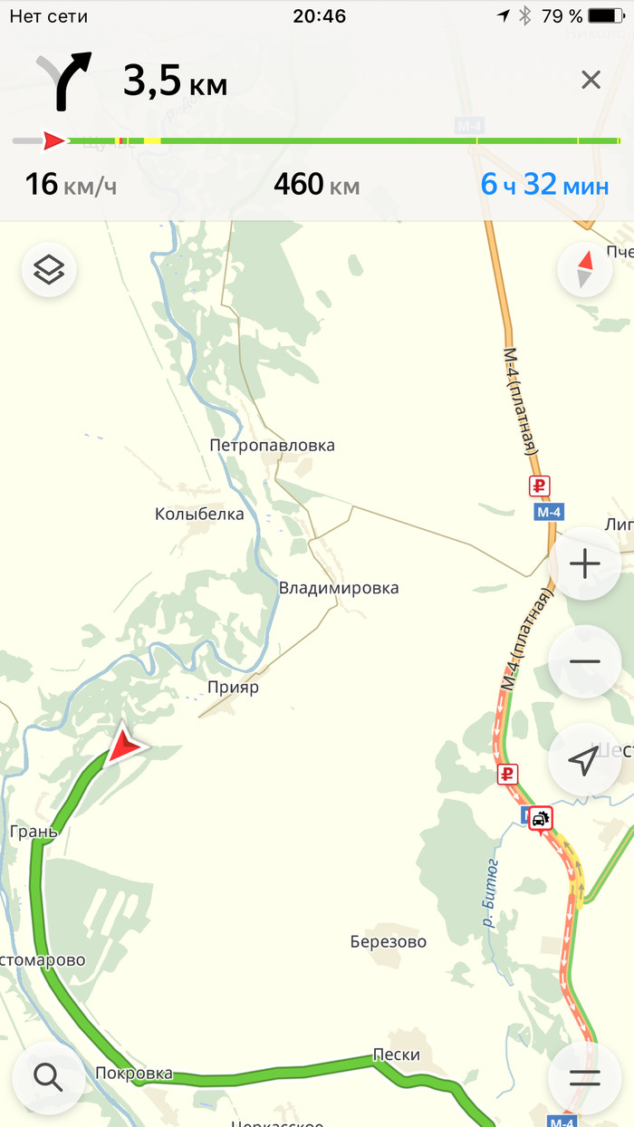 If Yandex Maps offers you to go around the traffic jam, then think 100 times whether it's worth it! - My, Voronezh, Voronezh region, М4, Detour, Yandex maps, Have arrived, Longpost