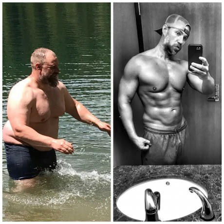 The father of three lost 40 kg after he realized that the physical form let him down ... - Slimming, Strength of will, Motivation, Longpost, 9GAG