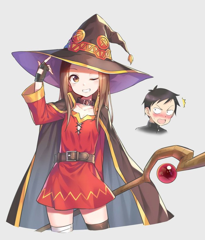 Megumin - Megumin, Konosuba, Anime Art, Аниме