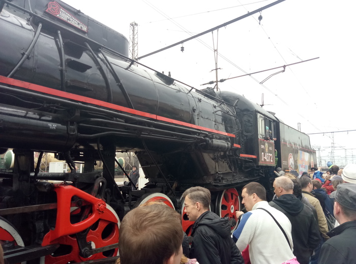 Another retro locomotive. - Locomotive, Retro, For children, May 9, Longpost, May 9 - Victory Day