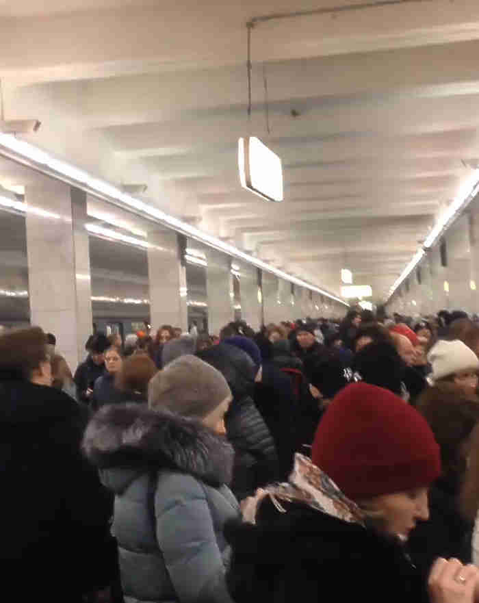 Collapse on the purple line of the Moscow metro: photo of eyewitnesses - Moscow, Metro, State of emergency, Transport collapse, Longpost, The photo