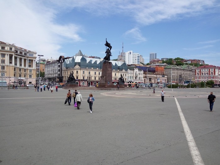 Владивосток. Центральная площадь. - Моё, Владивосток, Площадь, Достопримечательности, Дальний Восток