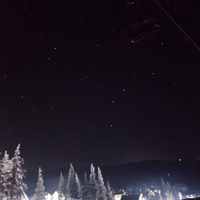 Starry sky of the Carpathians - Stars, Mobile photography, Longpost, The photo, The mountains, Carpathians, , Stars, My