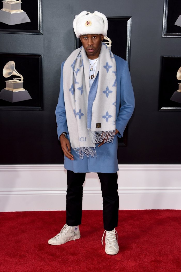 Rapper Tyler, The Creator on the red carpet of the Grammys. - Fashion, Tyler the creator, Cap, Grammy Award, Longpost
