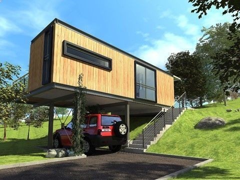 Sea container houses #1 - House, Container, Container house, Homemade, Building, Anything, Boredom, Dream, Longpost