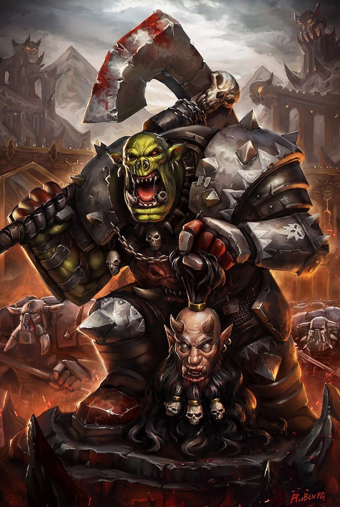 Grimgor Ironhide Warhammer Fantasy Battles, , Grimgor Ironhide, Fb Art, 