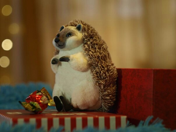 Hedgehog :3 - My, Handmade, Author's toy, Milota, Hedgehog, Needlework without process, Handmade, Longpost