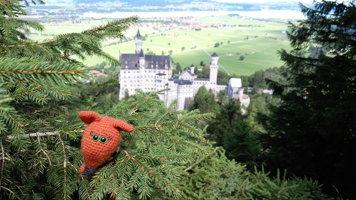 The travels of the lyskisossy. Neuschwanstein Castle. - My, Road trip, Germany, Neuschwanstein, Bavaria, Drive, Vacation, Relaxation, Longpost