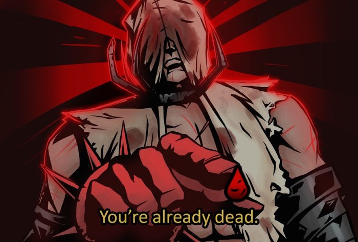 Ты уже мёртв. От кровотечения.