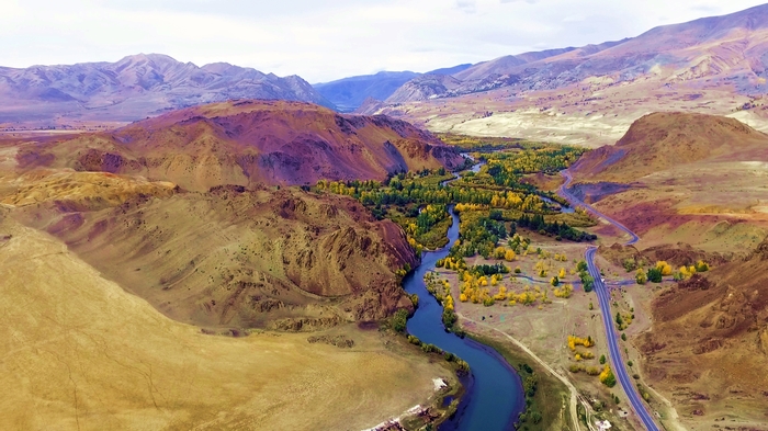 Red Mountains (Mars) on the Chuya River in Altai - My, Altai, Mountain Altai, Chuya, , Mars, Video, Longpost, Altai Republic