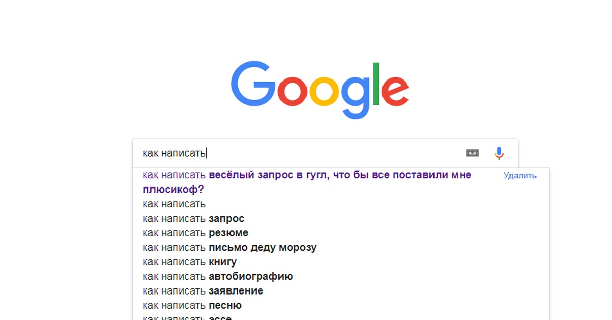 Google слова