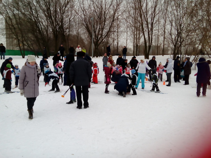 Cross-country skiing among preschoolers - My, Children, Skis, Race, Preschoolers, Longpost