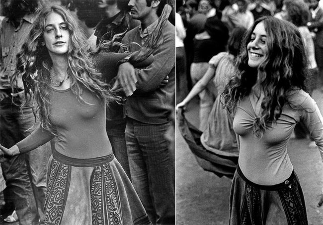 Girls of the 60s. 18+ - NSFW, Hippie, Woodstock, Longpost