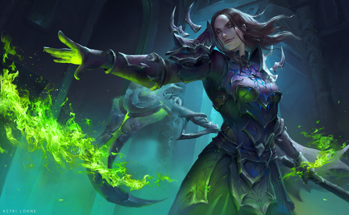 Warlock Art WOW, World of Warcraft, Warcraft, , , Astri-lohne, Astri Lohne