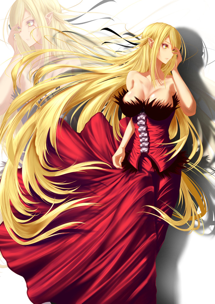 Grand Vampire Kissshot - Anime, Anime art, Monogatari series, Kiss-Shot Acerola-orion Heart-under-blade