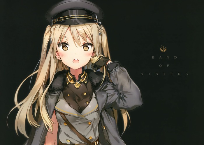 girl in military uniform - Anmi, , , Anime, Anime girls, Anime art, 