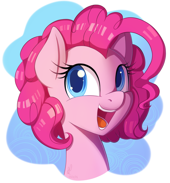 Pinkie's short hair My Little Pony, Ponyart, Pinkie Pie